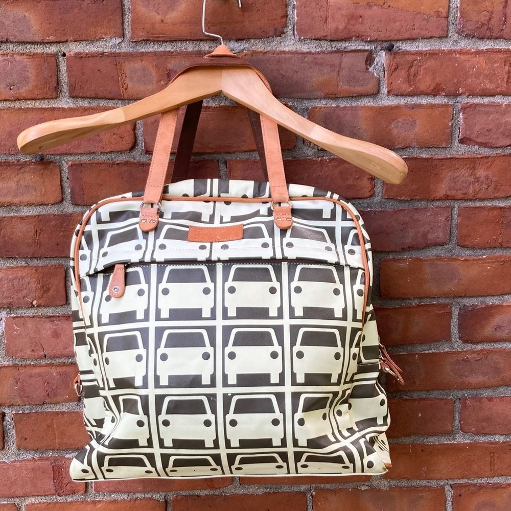 Orla Keily Car Print Travel Overnight Bag